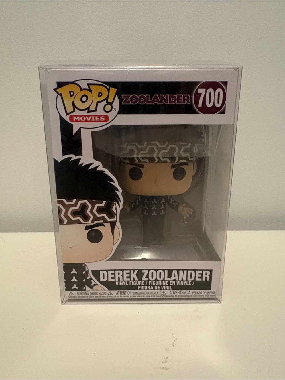 Funko Pop! Derek Zoolander #700 Vinyl Figure - Black, White, Brown